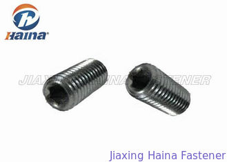 DIN916 Black Machine Screws , Carbon Steel Hexagon Socket Set Screw with Cup Point