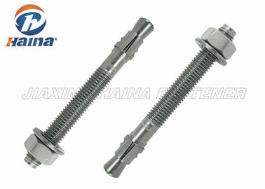 SS304 SS316 A2 พุกลิ่มคอนกรีต Bolts