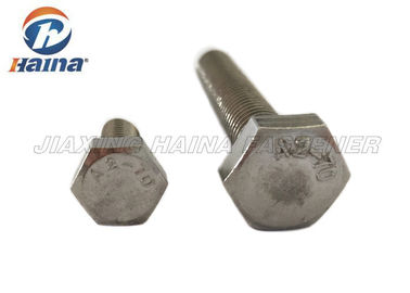 304 316 หัวสเตนเลสสตีล ASME เกลียวขวามือนิ้ว Bolt
