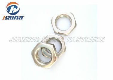 DIN936 Carbon Steel M10 Hexagon Thin Nut Hex Head Nuts With Nickel Plated