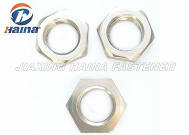 DIN936 Carbon Steel M10 Hexagon Thin Nut Hex Head Nuts With Nickel Plated