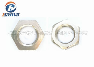 DIN936 Carbon Steel M10 Hexagon Thin Nut Hex Head Nuts With Nickel Plated
