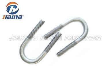 Round Bend ความต้านทานการกัดกร่อนที่ดี Stainless Steel 304 316 U Bolts