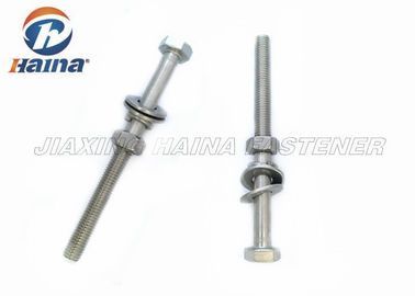 สแตนเลส 304 316 M20 X 90 มม. หัวน็อตหกเหลี่ยมพร้อมแหวนรอง