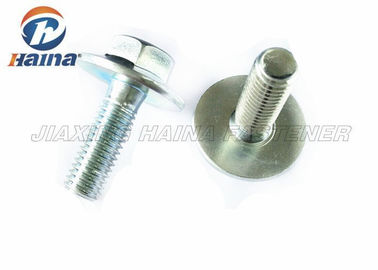 Left Full Thread Hex Head Bolts UNC Blue Zinc Plated DIN 6921 10.9 Grade