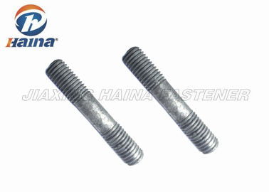 Carbon Steel Double Ended Screw Bolt , High Tensile Dacromet Coated Bolts Gr. 8.8