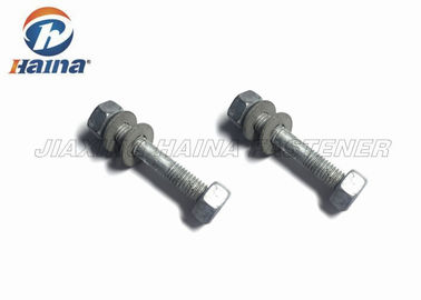 Carbon Steel Double Ended Screw Bolt , High Tensile Dacromet Coated Bolts Gr. 8.8