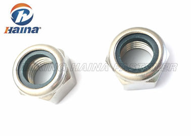 สแตนเลส 304 316 DIN985 ทู่ Hex Nylon Inset Lock Nuts