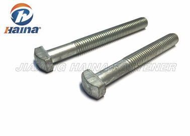 Non Standard Custom Fasteners Plain Finish Class 4.8 T Bolt Hammer Head For Railway