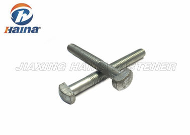 Non Standard Custom Fasteners Plain Finish Class 4.8 T Bolt Hammer Head For Railway