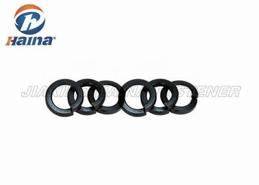 Square End Split Ring Lock Washer Black Oxide Alloy Steel For Metal Structures