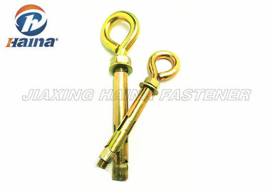 เหล็กกล้าไร้สนิมสีเหลือง 304316 ตัวยึดแขนชุบสังกะสีแบบขยายตัวพร้อม Eye Bolt
