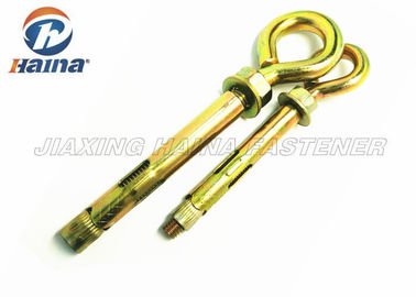 เหล็กกล้าไร้สนิมสีเหลือง 304316 ตัวยึดแขนชุบสังกะสีแบบขยายตัวพร้อม Eye Bolt