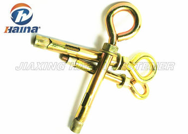 เหล็กกล้าไร้สนิมสีเหลือง 304316 ตัวยึดแขนชุบสังกะสีแบบขยายตัวพร้อม Eye Bolt
