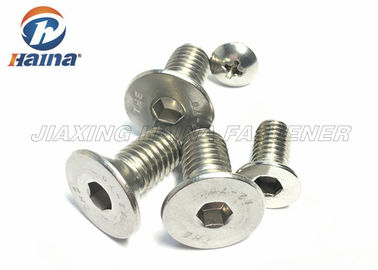 DIN7991 Stainless Steel 304 316 hex socket flat head machine Screws