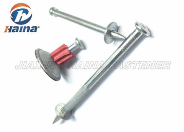 เล็บคอนกรีตเหล็กเหล็กกล้าคาร์บอนขัดเงาสำหรับฝ้าเพดาน OEM / ODM