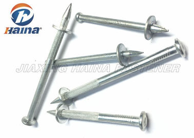 เล็บคอนกรีตเหล็กเหล็กกล้าคาร์บอนขัดเงาสำหรับฝ้าเพดาน OEM / ODM