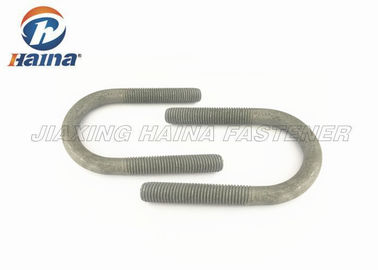 เหล็กกล้าคาร์บอน Class 4.8 5.8 6.8 8.8 10.9 10.9 HDG Square Shaped U Bolts