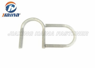 เหล็กกล้าคาร์บอน Class 4.8 5.8 6.8 8.8 10.9 10.9 HDG Square Shaped U Bolts