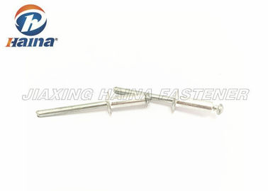 หัวอลูมิเนียม Countersunk ปรับแต่งน็อตหมุดย้ำปลายเปิดโปแลนด์