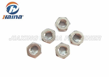DIN 934 316 304 สเตนเลสสตีลเกลียวละเอียดสำเร็จรูป Hex Nuts สำหรับเครื่องจักร