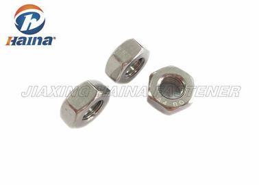 DIN 934 316 304 สเตนเลสสตีลเกลียวละเอียดสำเร็จรูป Hex Nuts สำหรับเครื่องจักร