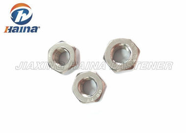 A4 สแตนเลส 316 สำเร็จรูป Hex Nuts เกลียวหยาบสำหรับโครงสร้าง