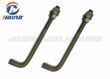 M3 - M64 ชุบสังกะสีแบบจุ่มร้อน 8.8 L Type J Type Concrete Anchor Bolt