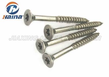 ความปลอดภัย Torx ไม้ Chipboard CSK Flat หัวสกรูแตะด้วยตนเองเธรดครึ่งหยาบ