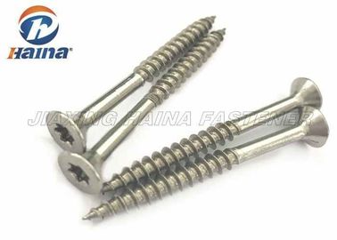 ความปลอดภัย Torx ไม้ Chipboard CSK Flat หัวสกรูแตะด้วยตนเองเธรดครึ่งหยาบ