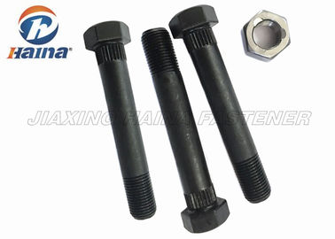 Machine Shackle high strength stainless bolts with Knurls under Hex Head