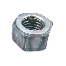 OEM SS316 ถั่วหัวหกเหลี่ยม, เหล็กชุบสังกะสีสีขาวเมตริกอ่อนนุชความหนาที่กำหนดเอง