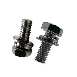 A2 A4 Fasteners Phillips Drive Hex Head Machine Screws พร้อมเครื่องซักผ้า