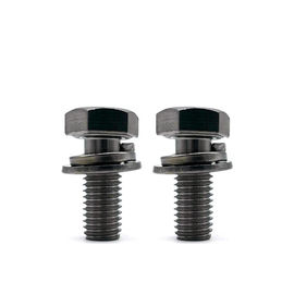 A2 A4 Fasteners Phillips Drive Hex Head Machine Screws พร้อมเครื่องซักผ้า