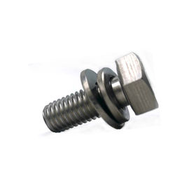 A2 A4 Fasteners Phillips Drive Hex Head Machine Screws พร้อมเครื่องซักผ้า