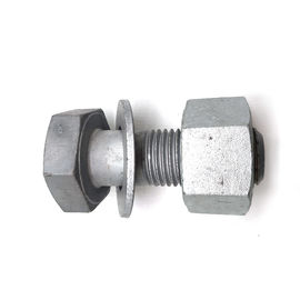 ราคาโรงงาน ASTM A490 Hot Dip Galvanized Hex Head Bolts and Washers