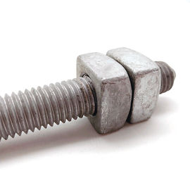 HDG Double End Carbon Steel 4.8 5.8 สลักเกลียวสำหรับทาวเวอร์และฮาร์ดแวร์