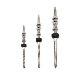 สปริง M8 M10 M12 อุปกรณ์เสริมสำหรับติดตั้งพลังงานแสงอาทิตย์ โบลต์ไม้แขวนและน็อตหน้าแปลน