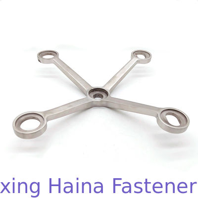 โรงงานคุณภาพสูง 304 316 สแตนเลสสไปเดอร์แก้วม่านผนังฟิตติ้ง