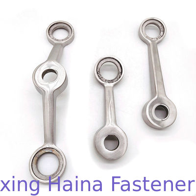 สแตนเลส 304 316 แมงมุมแก้วแขนเดียวสำหรับติดตั้งผนังม่าน