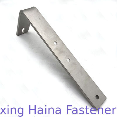 ขายึดแผงโซลาร์เซลล์มุมแบนขนาดใหญ่สแตนเลสรูปตัว L มุม