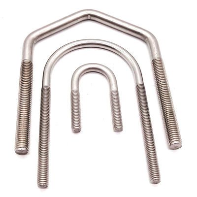 ท่อระบบเมตริก แกนเกลียว สแตนเลส/เหล็กกล้าคาร์บอน U Bolts