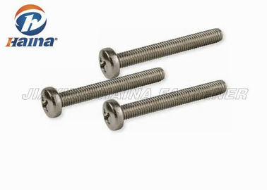 Stainless Steel Machine Screws Cross Recessed Pan Head For Electric Products