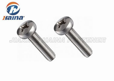 Stainless Steel Machine Screws Cross Recessed Pan Head For Electric Products