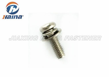 Cross Recessed Stainless Steel 304 316 Pan Head Screws and Washers