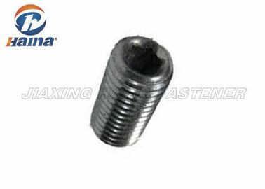DIN916 Black Machine Screws , Carbon Steel Hexagon Socket Set Screw with Cup Point