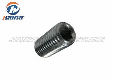 DIN916 Black Machine Screws , Carbon Steel Hexagon Socket Set Screw with Cup Point