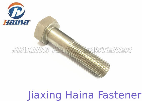 M10 M16 DIN 931 A2 A4 เกลียวครึ่งเกลียว Hex Head Bolt สำหรับโครงสร้างเหล็ก