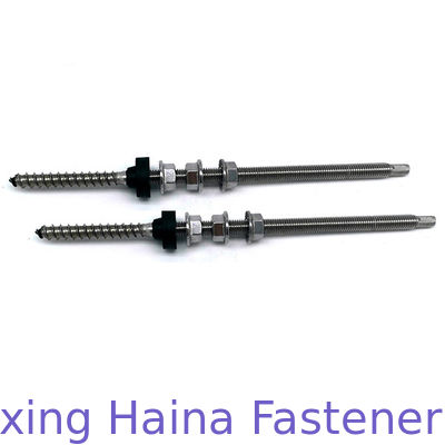 หลังคาติดตั้งพลังงานแสงอาทิตย์ SUS304 SUS316 สลักเกลียวเกลียวคู่เมตริก